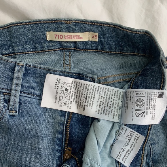 Levi’s 710 super skinny jeans, 25 - Picture 4 of 4